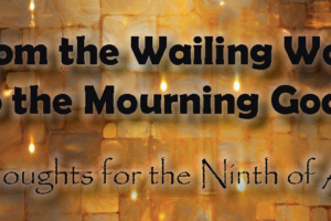 Introduction to ‘From the Wailing Wall to the Mourning God: Thoughts for the Ninth of Av’