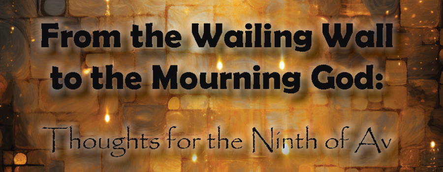 Introduction to ‘From the Wailing Wall to the Mourning God: Thoughts for the Ninth of Av’